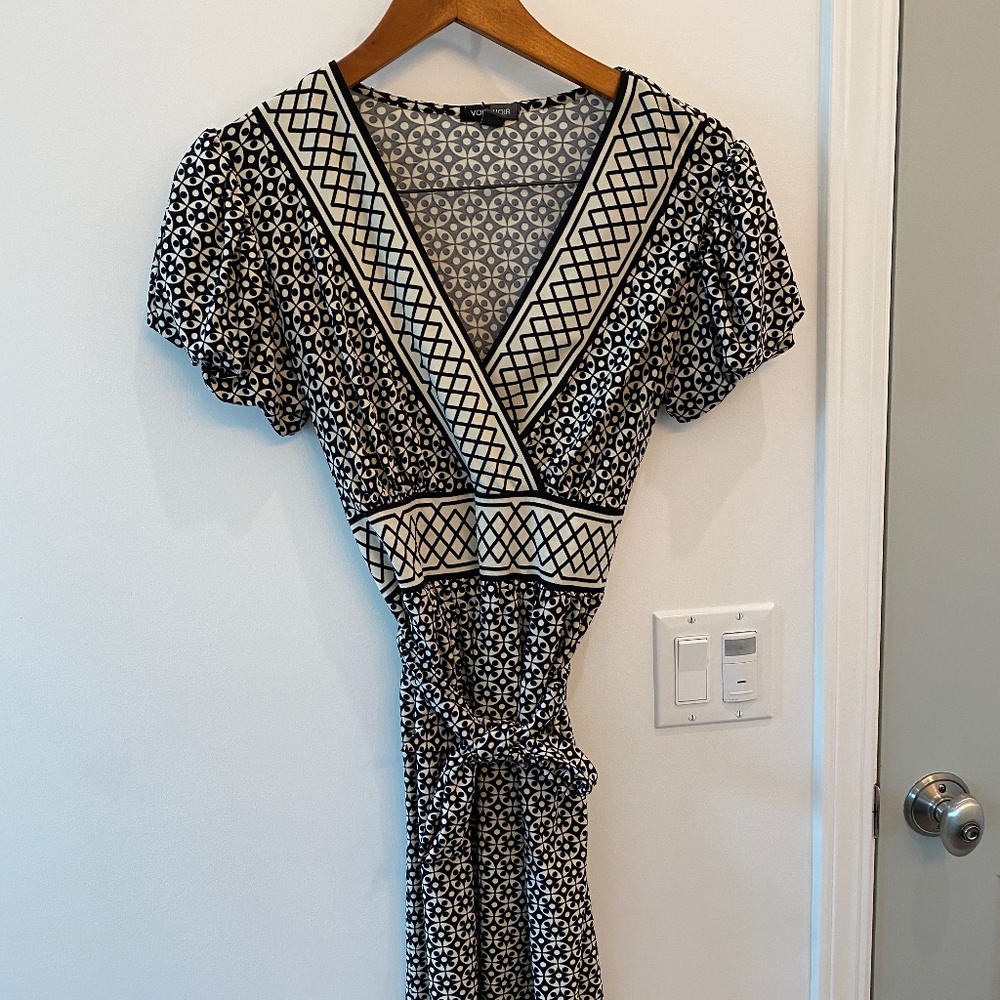 Black and White Dress